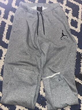 Jordan Gray Heather AIR Logo Sweatpants